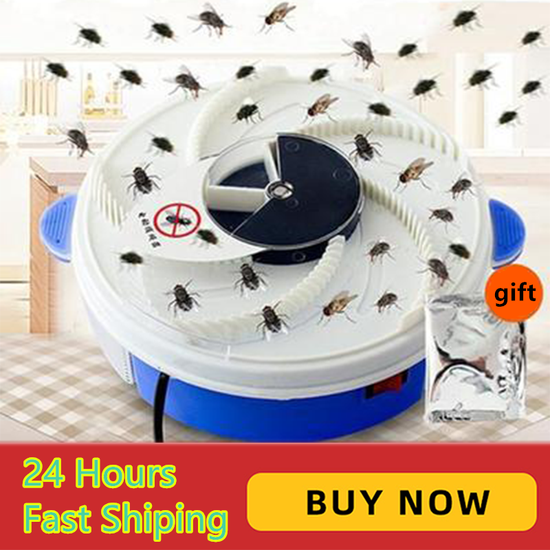 USB Automatic Flycatcher Insect Traps Fly Trap Pest Reject Control Repeller Electric Catcher Killer Indoor Outdoor Fly Trap