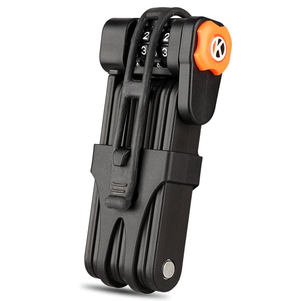 Anti-theft Bicycle Lock Folding Anti-shear Password Lock Cutter Bike Motorcycle Lock Bicycle Safe Part