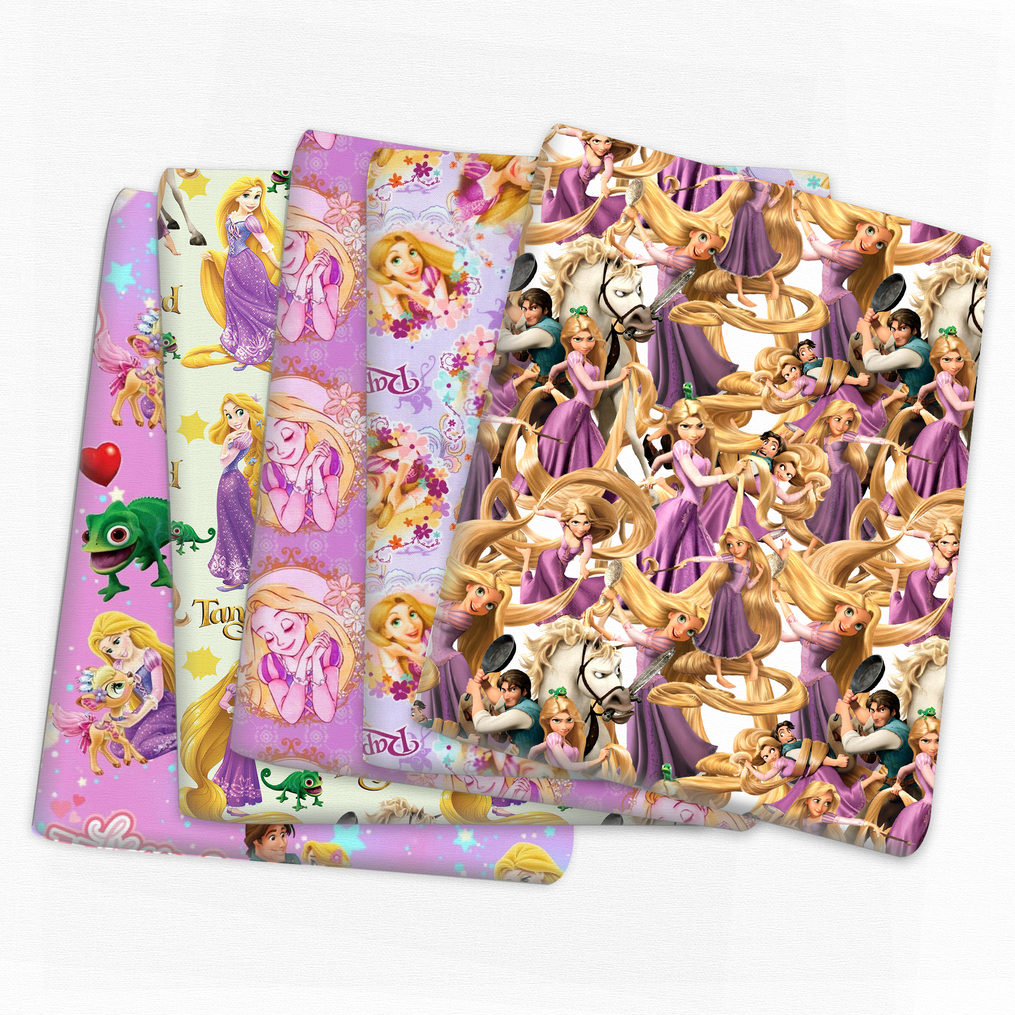 Disney Princess Tangled Rapunzel 50*145cm Polyester Cotton Fabric Sewing Quilting Fabric Needlework Material DIY Handmade