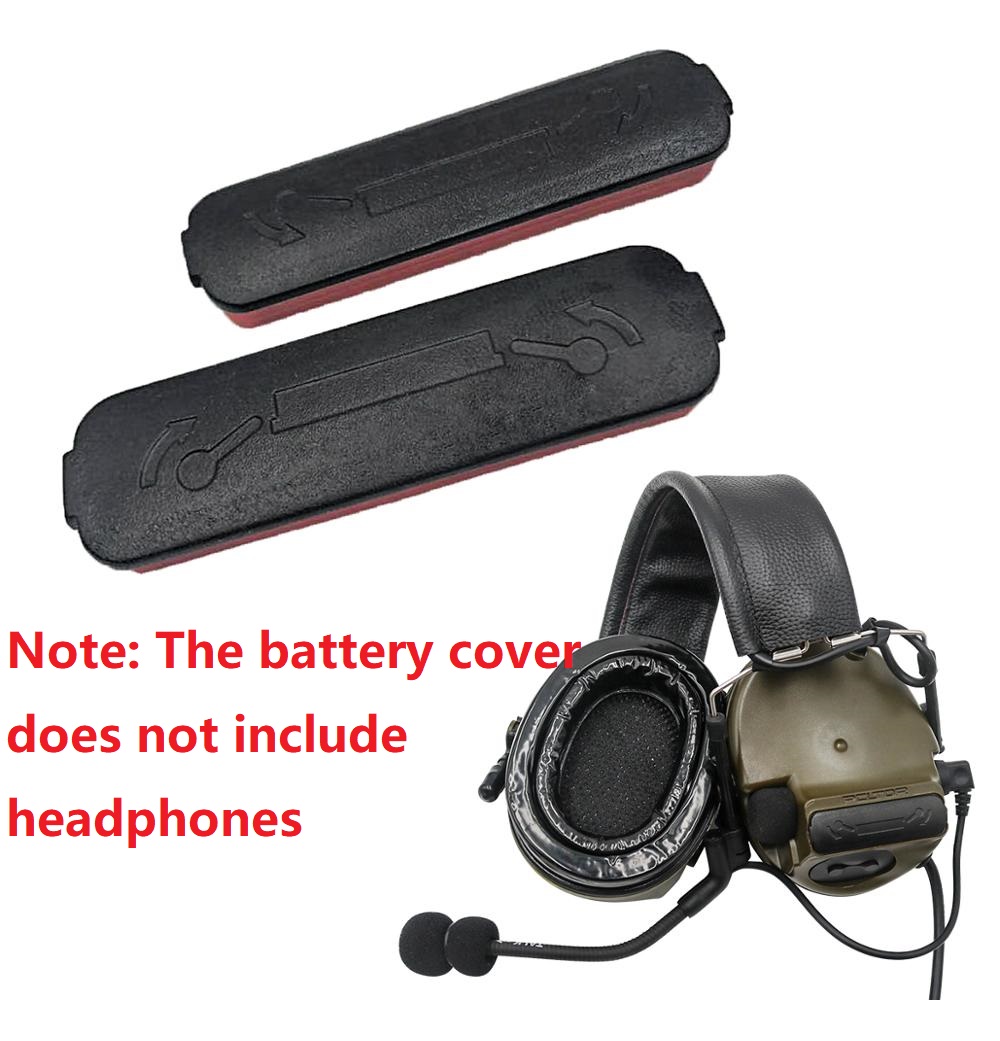 Suitable for Pickup noise reduction COMTAC III tactical headset battery cover， airsoft C3 tactical headset accessories