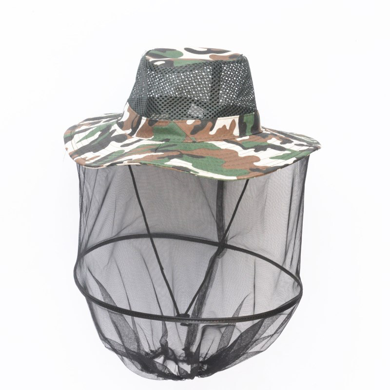 Mosquito Head Face Protector Net Hat Insect Bugs Bee Proof Mesh Hat Outdoor Fishing Sun Cap Dropshipping