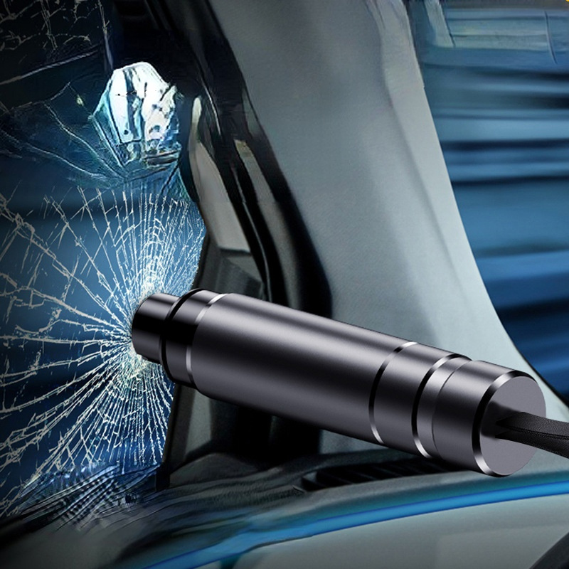 Portable Automobile Safety Hammer Spring Escape Hammer Window Circuit Breaker Punch Safety Belt Cutter Hammer