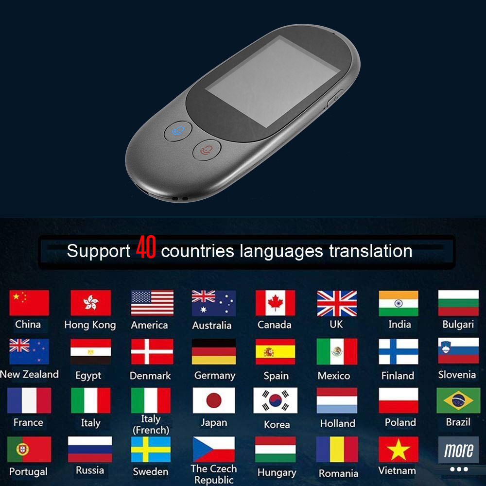 F1A Smart Instant Voice Offline Translator Support 126 Languages Real Time Multi-Languages 1GB+4GB Translation Tool  Portable