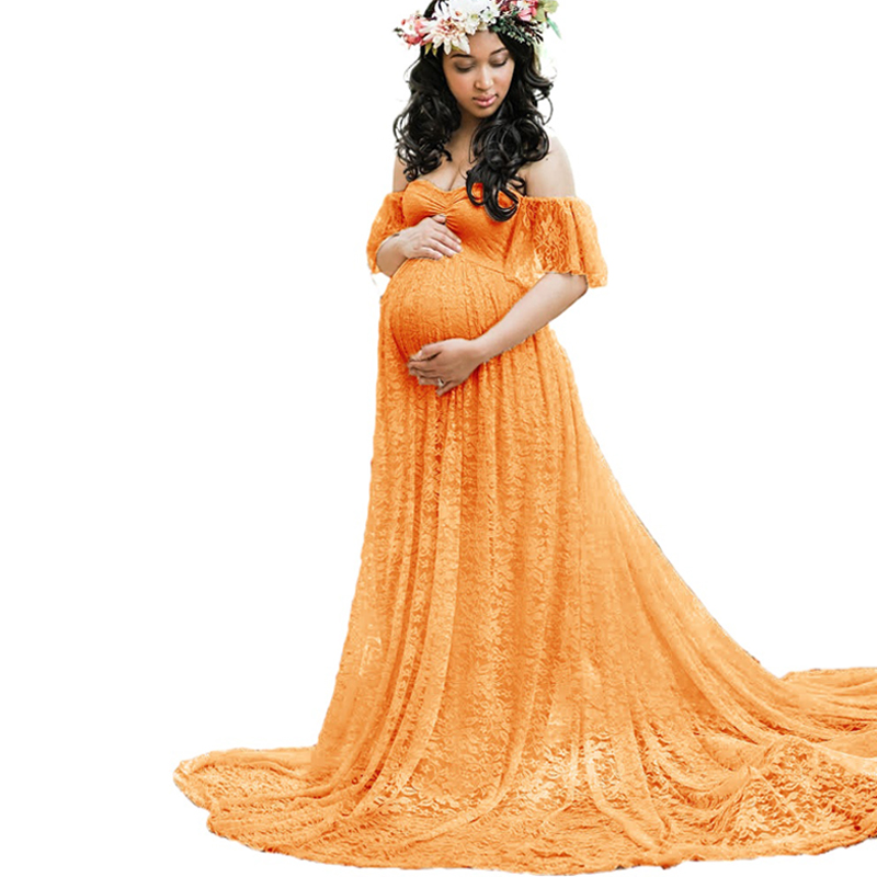 Long Maternity Pography Props Pregnancy Dress Pography Maternity Dresses For Po Shoot Pregnant Dress Lace Maxi Gown