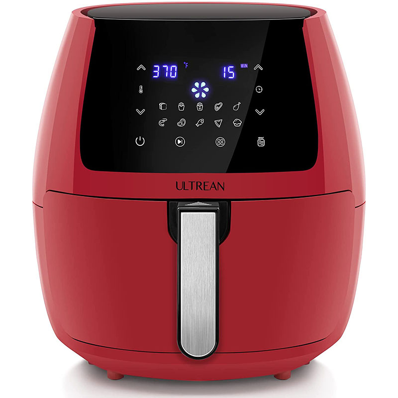Ultrean 5.8 Quart Air Fryer， Electric Air Fryers Oilless Cooker with 10 Presets， Digital LCD Touch Screen， Nonstick Basket