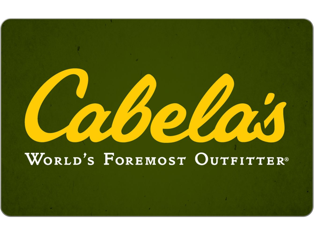 Cabela's $100 Gift Card (Email Delivery)