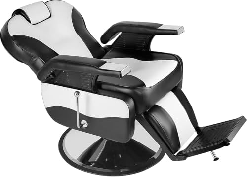 Hair Beauty Equipment Hydraulic Recline Barber Chair Salon Beauty Tattoo Profession Classic Salon Furniture(Color:E)