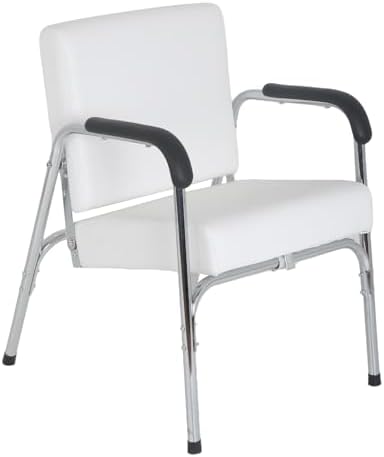 BestOffice Shampoo Chair,for Salon Recliner Chair,Hairdressing Chair,with Stabilizing Metal Frame,Shampoo Spa Beauty Equipment.(White)