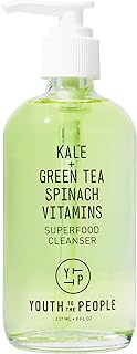 Youth To The People Superfood Facial Cleanser - Kale and Green Tea Cleanser - Gentle Face Wash, Makeup Remover + Pore Minimizer for All Skin Types - Vegan