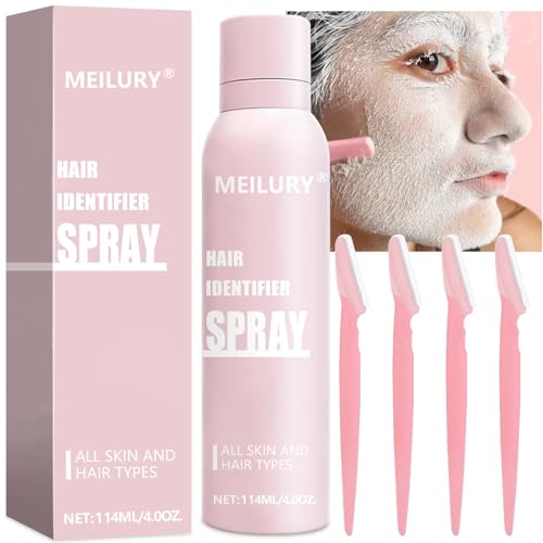 Hair Identifier Spray for Face Shaving,Moisturizing and Skin Care Dermaplaner Spray, Glow Reveal Face Spray for Face Dermaplaning, Skin Dermaplaning Spray for Face (1pc)