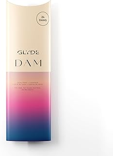 GLYDE Sheer-Dams - Flavored Dams - Vegan Natural Rubber Latex - (24 or 12 Count Pack) (24)