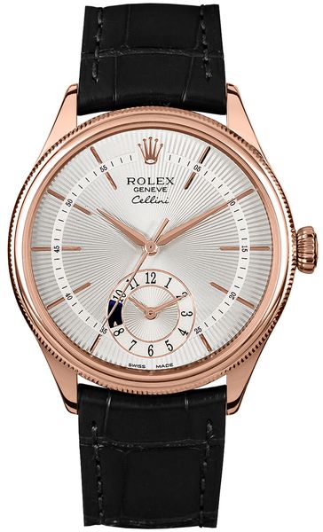 Rolex Cellini Dual Time Double Bezel Men’s Watch 50525
