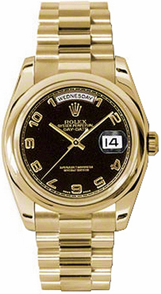 Rolex Day-Date 36 Automatic Gold Watch 118208