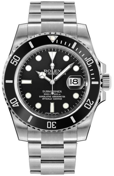 Rolex Submariner Date Black Dial Men’s Watch 116610LN