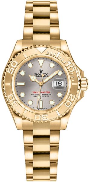 Rolex Yacht-Master 29 Women’s Gold Watch 169628