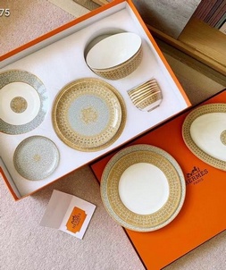 High copy hermes home mosaique au 24 porcelain dinner set